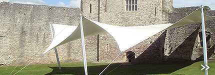 Chepstow Castle Festival Canopy